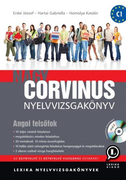 NAGY CORVINUS NYELVVIZSGAKÖNYV - ANGOL FELSŐFOK + CD