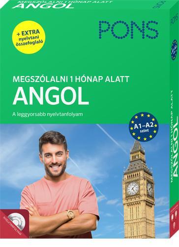 PONS MEGSZÓLALNI 1 HÓNAP ALATT - ANGOL (KÖNYV + CD) ÚJ