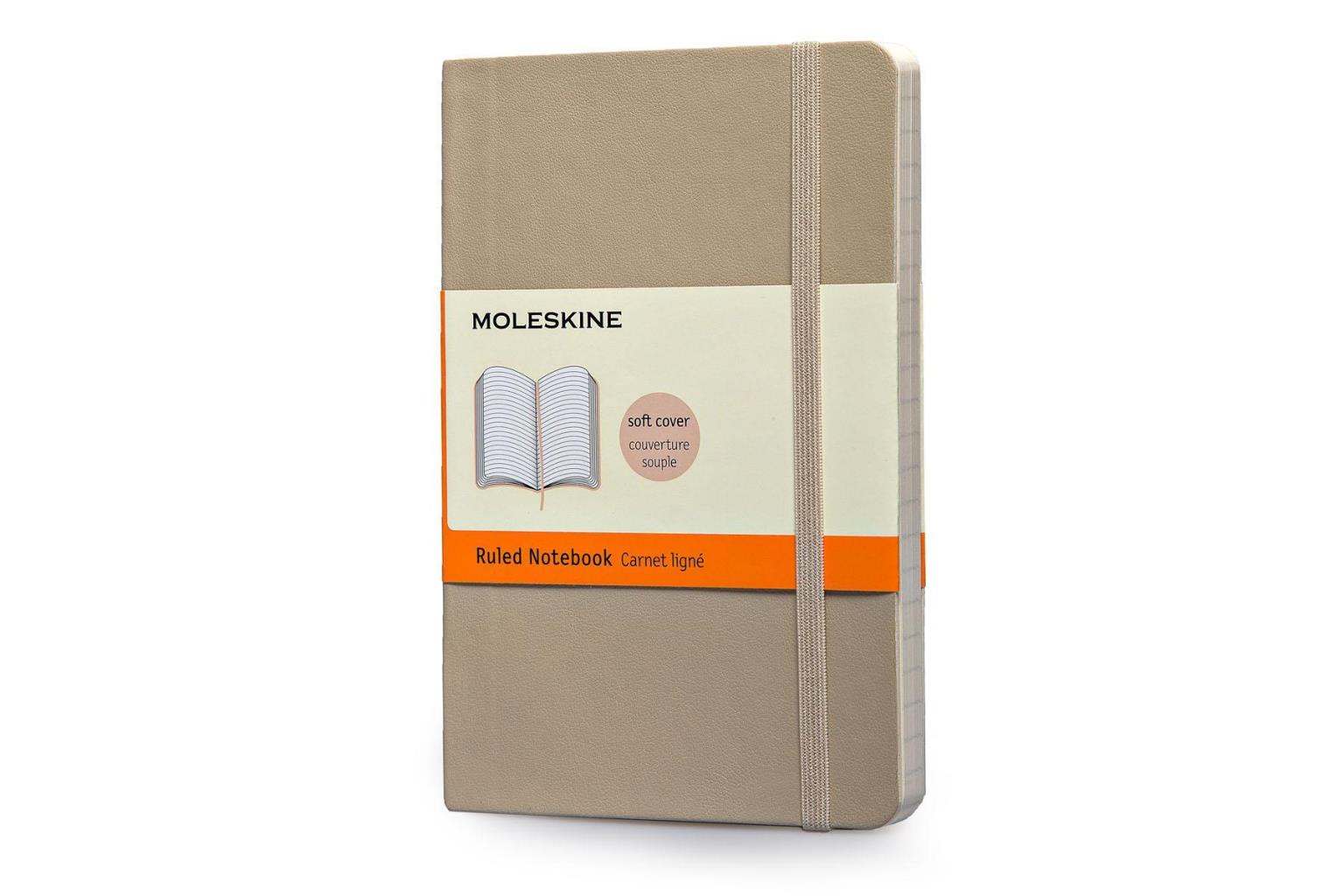 NOTESZ QP611G4 PUHA BARNA \"P\" VONALAS