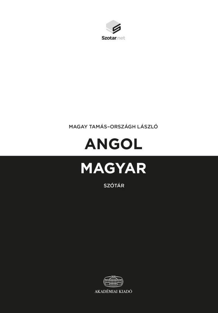 ANGOL-MAGYAR SZÓTÁR + ONLINE SZÓTÁRCSOMAG