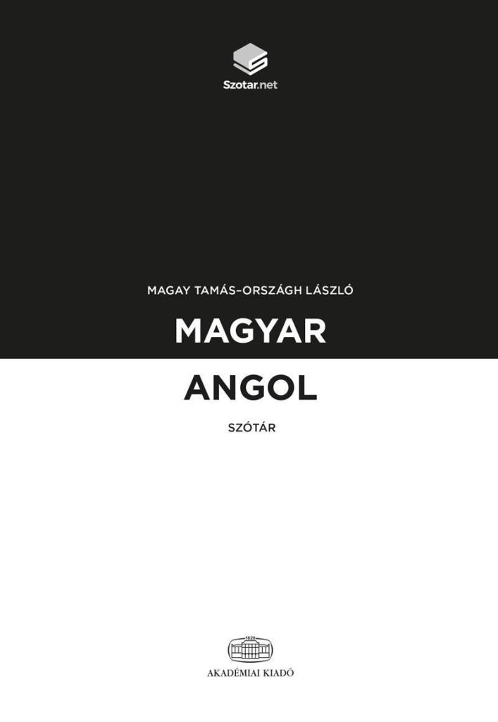MAGYAR-ANGOL SZÓTÁR + ONLINE SZÓTÁRCSOMAG