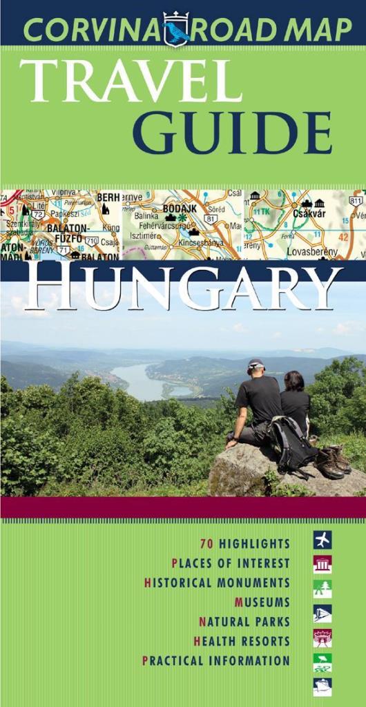 HUNGARY TRAVEL GUIDE + ROAD MAP (MO. IDEGENFORG. AUTÓSTÉRKÉPE) - 2012-ES
