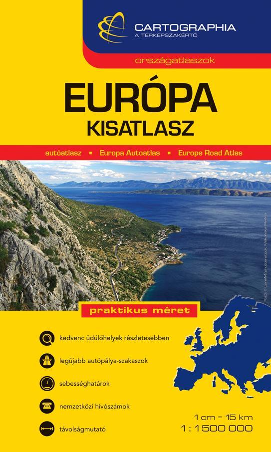 EURÓPA KISATLASZ - 1:1.500.000 - CART. \"SC\"