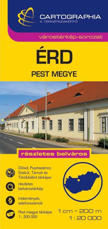 ÉRD VÁROSTÉRKÉP - CART. - \"SC\" -