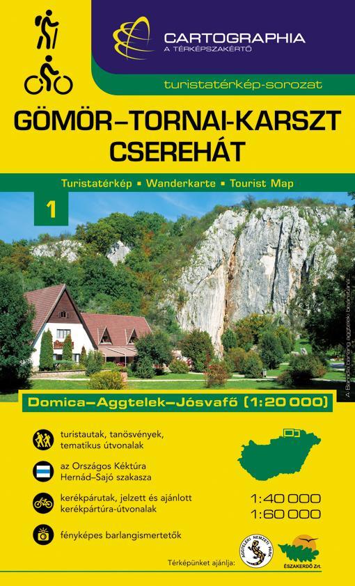 GÖMÖR-TORNAI-KARSZT TURISTATÉRKÉP \"SC\"