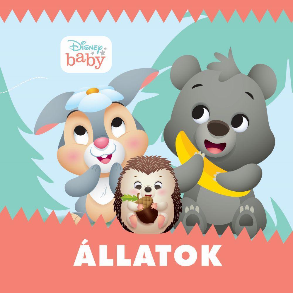 DISNEY BABY - ÁLLATOK (ZÖRGŐS TEXTIL KÖNYV)