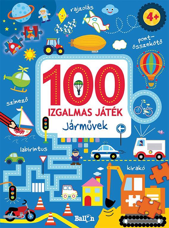 100 IZGALMAS JÁTÉK - JÁRMŰVEK