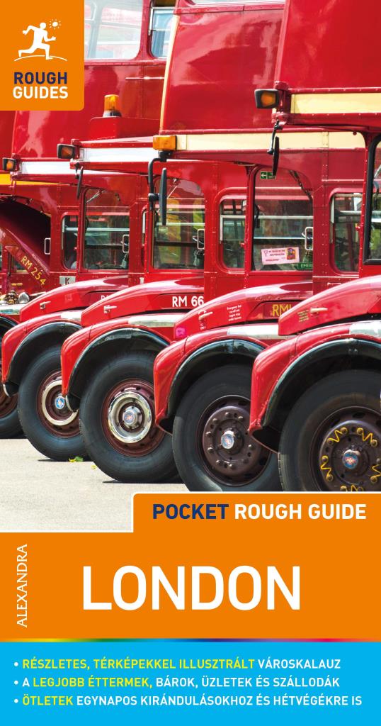 LONDON - POCKET ROUGHT GUIDE - TÉRKÉPMELLÉKLETTEL