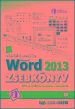WORD 2013 ZSEBKÖNYV