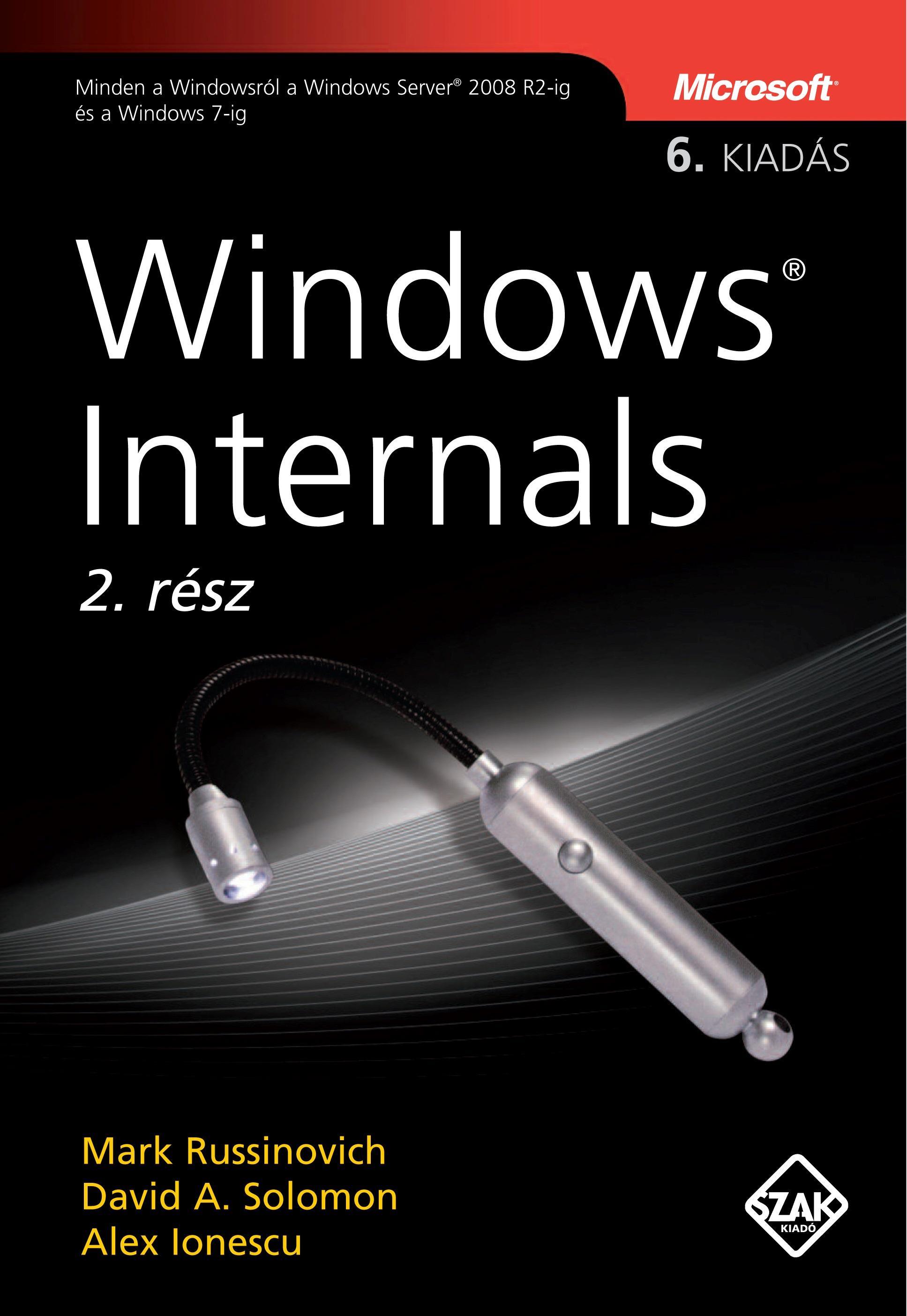 WINDOWS INTERNALS - 2. RÉSZ