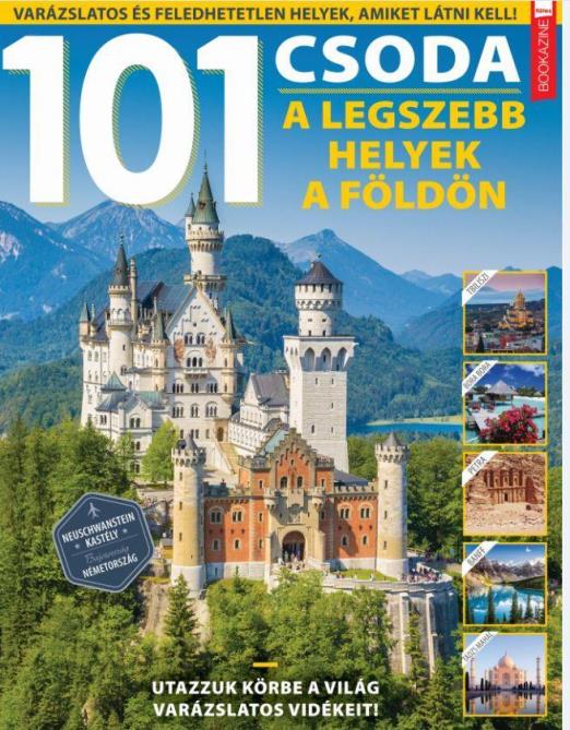 101 CSODA - A LEGSZEBB HELYEK A FÖLDÖN - FÜLES BOOKAZINE -