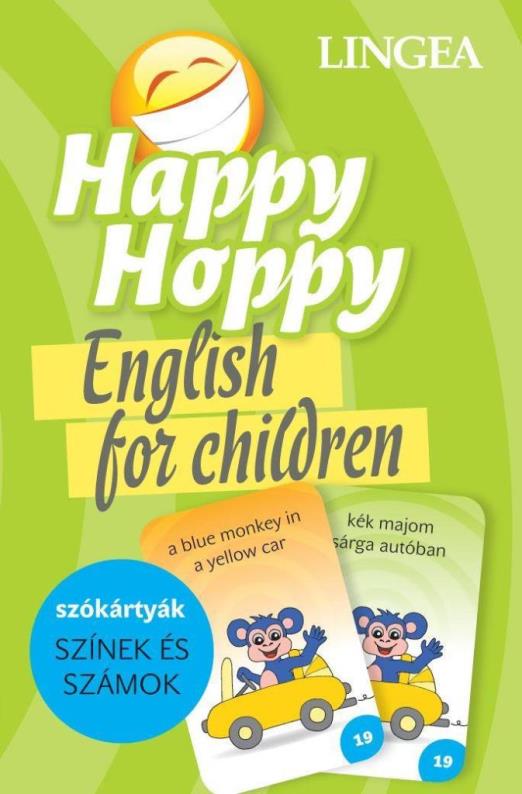 HAPPY HOPPY SZÓKÁRTYÁK - SZÍNEK ÉS SZÁMOK (ANGOL)