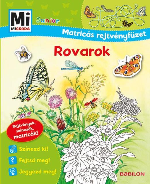 ROVAROK - MI MICSODA JUNIOR (MATRICÁS REJTVÉNYFÜZET)