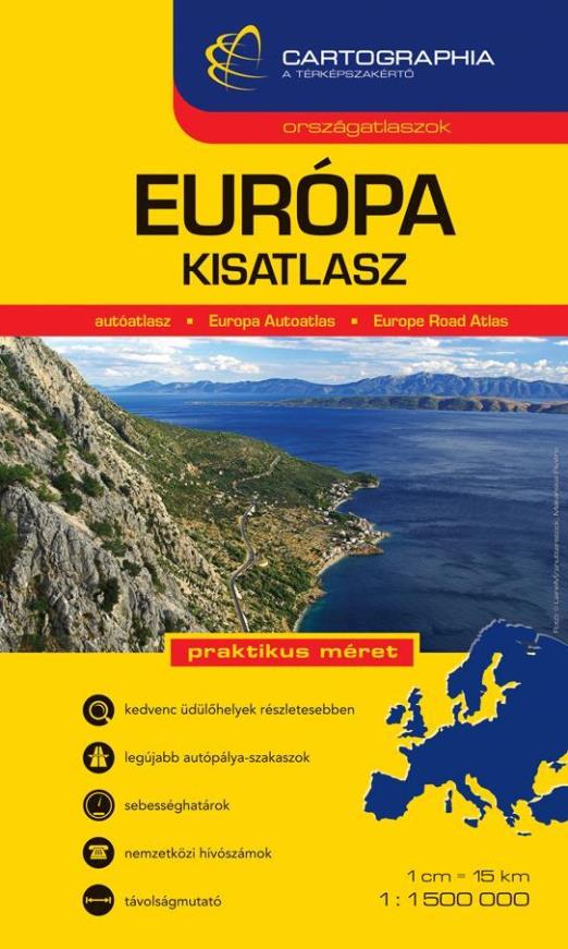 EURÓPA KISATLASZ - 1:1.500.000 - CART. \"SC\"