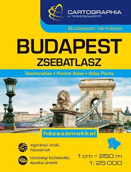 BUDAPEST ZSEBATLASZ - 1:25000 - CART. - \"SC\" -
