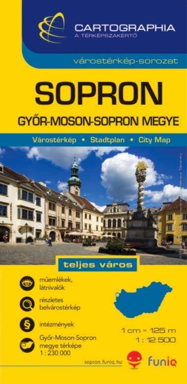 SOPRON VÁROSTÉRKÉP - CART. - \"SC\" -