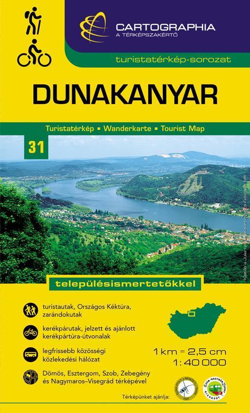 DUNAKANYAR TURISTATÉRKÉP \"SC\"