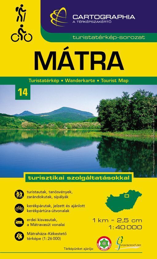 MÁTRA TURISTATÉRKÉP - CART. - \"SC\" -