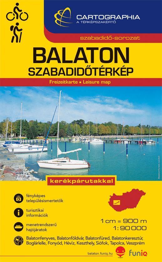 BALATON SZABADIDŐTÉRKÉP 1:90 000 - \"SC\" -