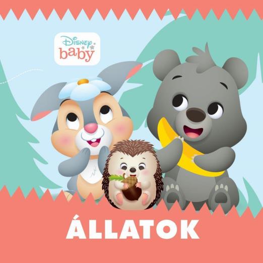 DISNEY BABY - ÁLLATOK (ZÖRGŐS TEXTIL KÖNYV)