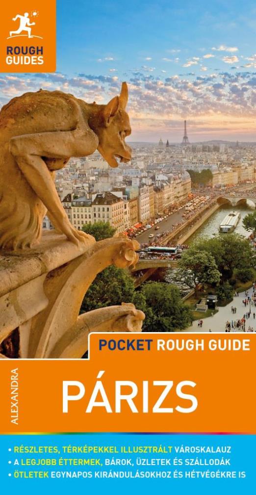 PÁRIZS - POCKET ROUGH GUIDE - TÉRKÉPMELLÉKLETTEL