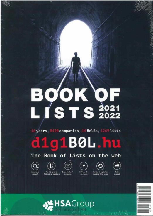 BOOK OF LISTS - LISTÁK KÖNYVE 2021/2022