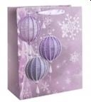 PAPÍRTASAK M.LILA GÖMBDÍSZEK  26*32