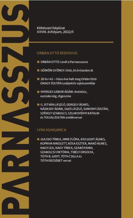 PARNASSZUS - 2022/5
