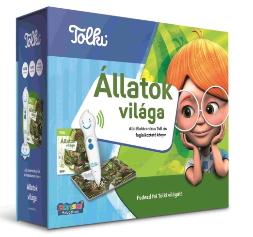 TOLKI ÁLLATOK VILÁGA- ALBI ELEKTRONIKUS TOLL ÉS FOGLALKOZTATÓ HANGOSKÖNYV