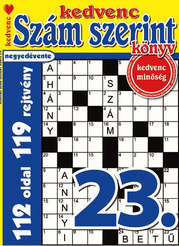 KEDVENC SZÁM SZERINT KÖNYV 23.