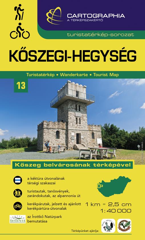 KŐSZEGI-HEGYSÉG TURISTATÉRKÉP (ÚJ, 2021)