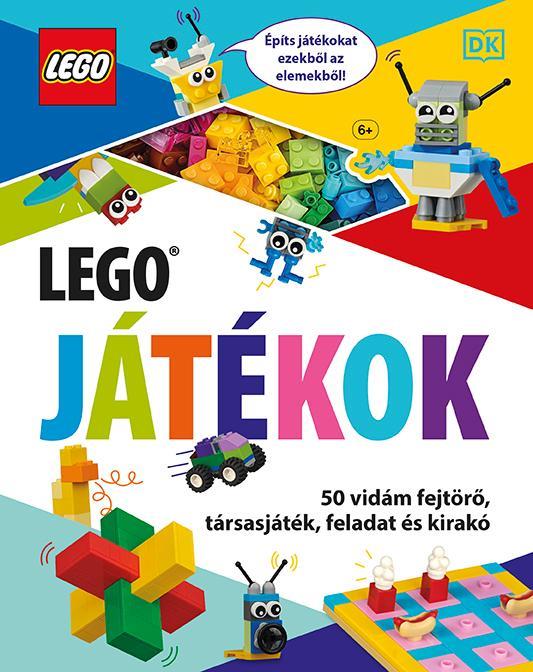 LEGO JÁTÉKOK - 50 VIDÁM FEJTÖRŐ, TÁRSASJÁTÉK, FELADAT ÉS KIRAKÓ