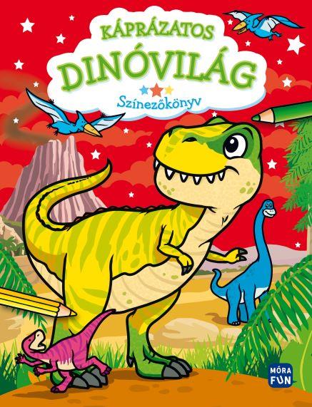 KÁPRÁZATOS DÍNÓVILÁG - SZÍNEZŐKÖNYV
