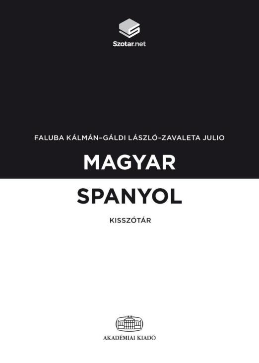 MAGYAR-SPANYOL KISSZÓTÁR + ONLINE SZÓTÁRCSOMAG