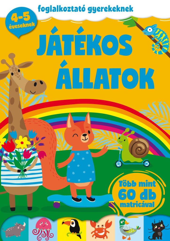 JÁTÉKOS ÁLLATOK - FOGLALKOZTATÓ GYEREKEKNEK