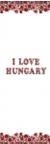 PAPÍRTASAK F BOROS. I LOVE HUNGARY 12*36