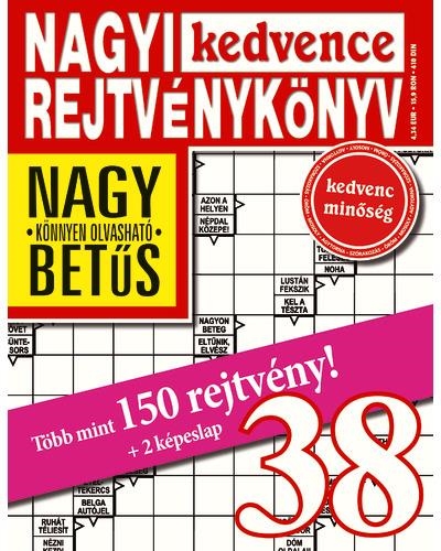 NAGYI KEDVENCE REJTVÉNYKÖNYV 38.