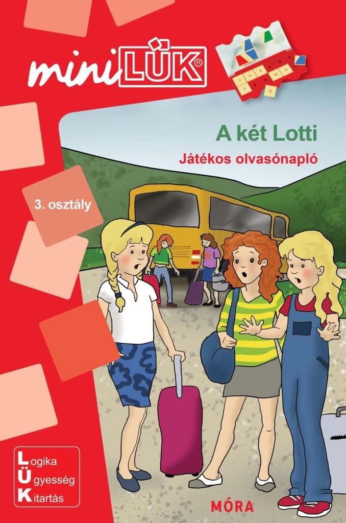 A KÉT LOTTI - JÁTÉKOS OLVASÓNAPLÓ 3.OSZT - MINILÜK (PIROS)