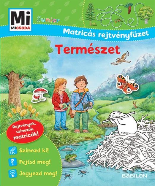 TERMÉSZET - MI MICSODA JUNIOR (MATRICÁS REJTVÉNYFÜZET)
