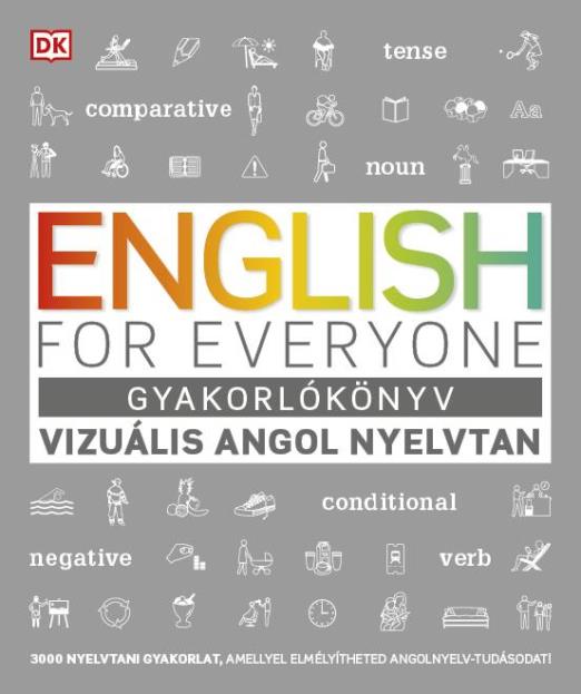 ENGLISH FOR EVERYONE - GYAKORLÓKÖNYV - VIZUÁLIS ANGOL NYELVTAN