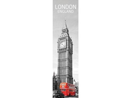 LONDON IN RED 3D KÖNYVJELZŐ 210X55
