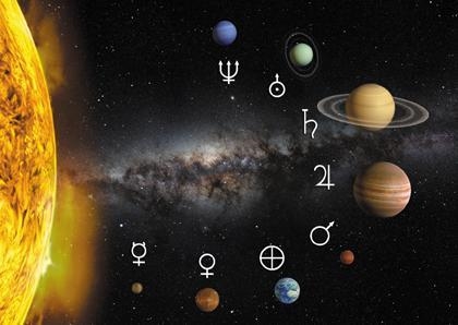 ZODIÁKUS NAPRENDSZER 3D KÉPESLAP  148 X 105 MM B