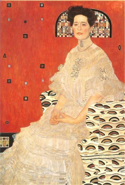 GUSTAV KLIMT KÉPESLAP - BILDNIS FRITZA RIEDLER/FRITZA RIEDLER PORTRÉJA, 1906