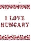 PAPÍRTASAK F. I LOVE HUNGARY 23*18