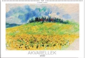 AKVARELLEK - MŰVÉSZETI FALINAPTÁR - 2020