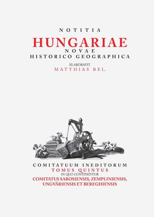 NOTITIA HUNGARIAE NOVAE HISTORICO GEOGRAPHICA V.