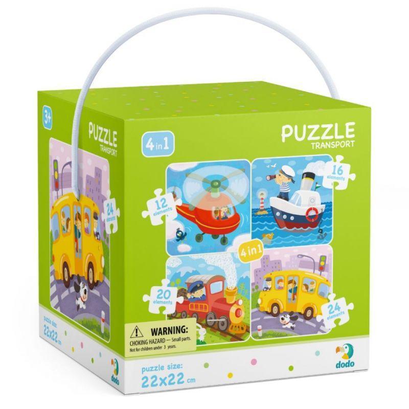 DODO PUZZLE 4-AZ-1-BEN JÁRMŰVEK 3+