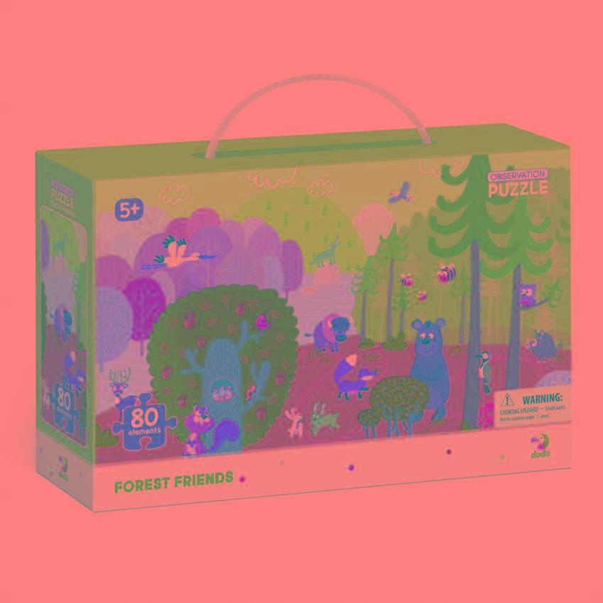 DODO PUZZLE ERDEI BARÁTOK 80 DB 5+