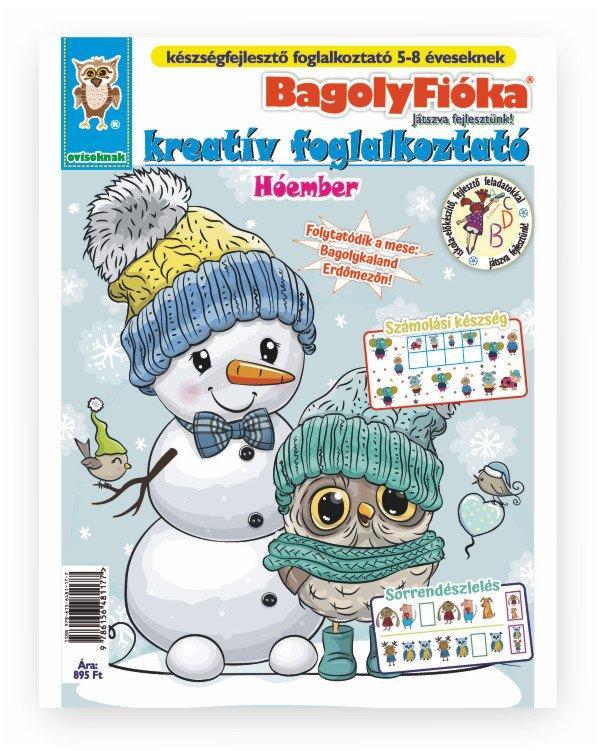 BAGOLYFIÓKA KREATÍV FOGLALKOZTATÓ FÜZET - HÓEMBER