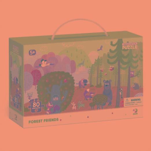 DODO PUZZLE ERDEI BARÁTOK 80 DB 5+